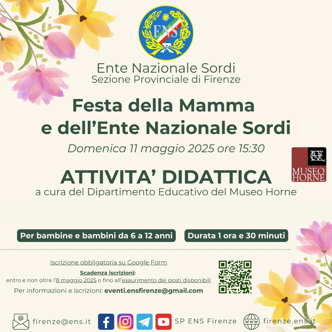 Festa della mamma all'ente nazionale sordi